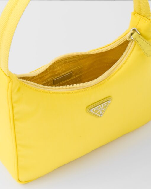 Prada Re-Nylon Mini Bag Lemon Yellow - Image 4