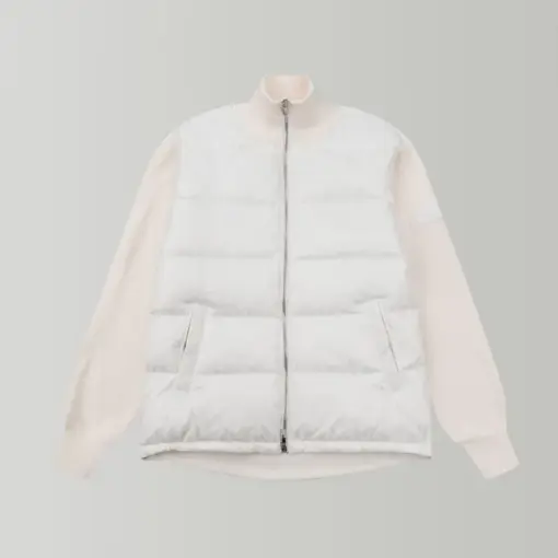Dior Down Jacket White And Cream