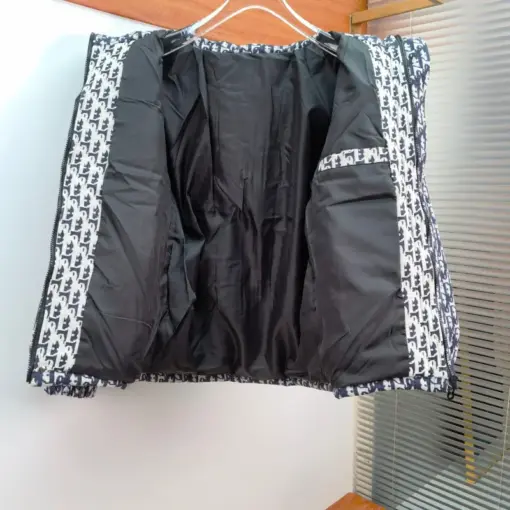 Dior Down Jacket Gray Black - Image 3