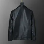 Dior Leather Jacket Black - Image 3