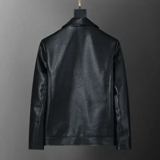 Dior Leather Jacket Black - Image 3