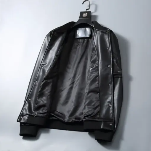 Dior Black Leather Jacket - Image 2