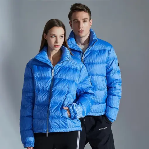 Dior Down Jacket Blue - Image 2
