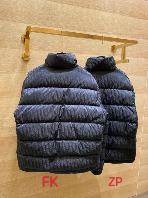 Dior Down Jacket Black - Image 2