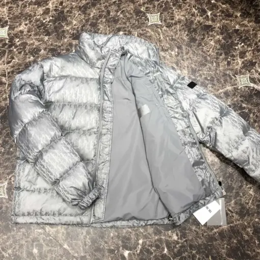 Dior Down Jacket Gray - Image 2