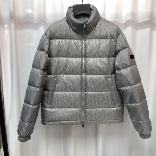 Dior Down Jacket Gray