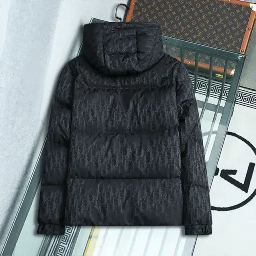 Dior Down Jacket Black - Image 3