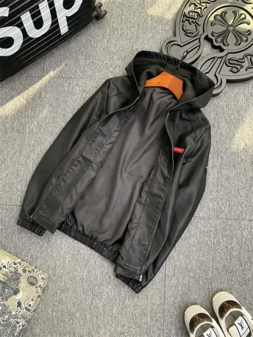 Prada Leather Jacket - Image 3