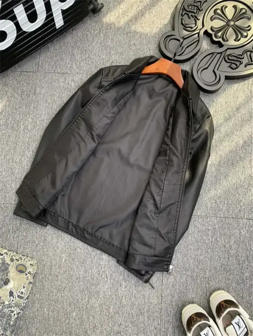 Prada Leather Jacket - Image 3