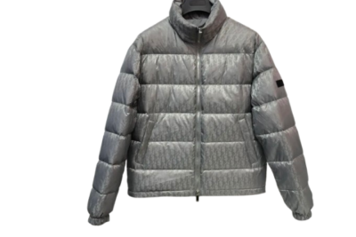Dior Down Jacket Gray
