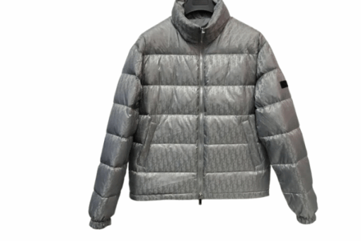 Dior Down Jacket Gray