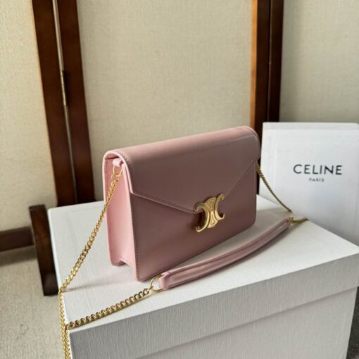 Celine  Triomphe Bag Chestnut - Image 3