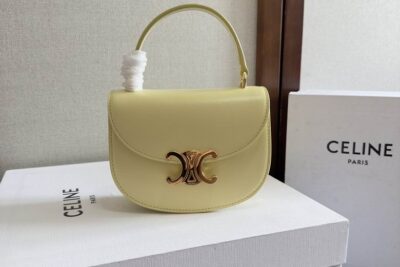 Celine Hand Bag Dark Tan