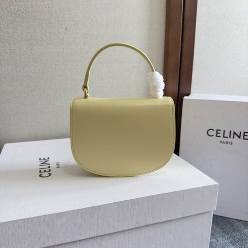 Celine Hand Bag Dark Tan - Image 3