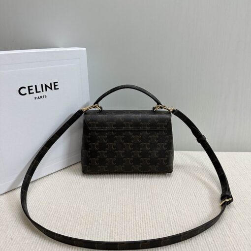 Celine Hand Bag Dark Green - Image 2