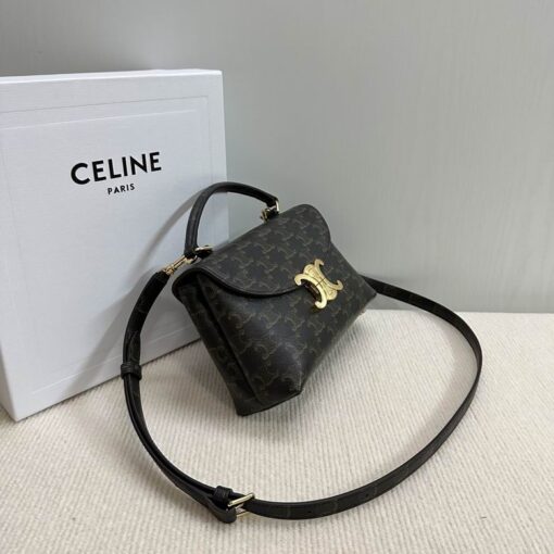 Celine Hand Bag Dark Green - Image 3