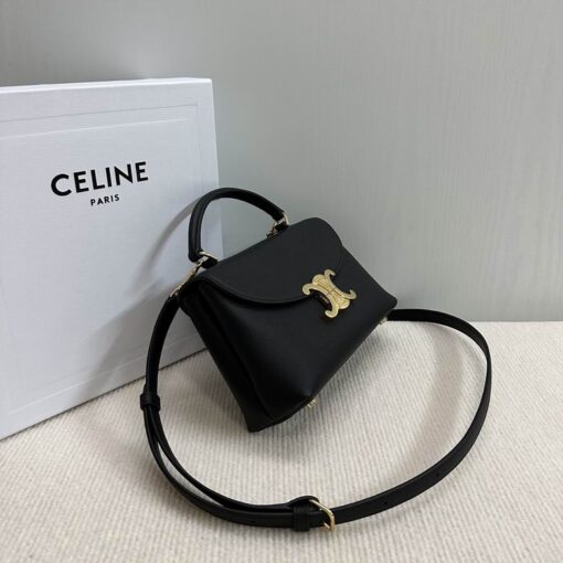 Celine Hand Bag Black - Image 3