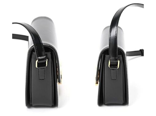 Celine Teen Triomphe Shoulder Bag Black - Image 3