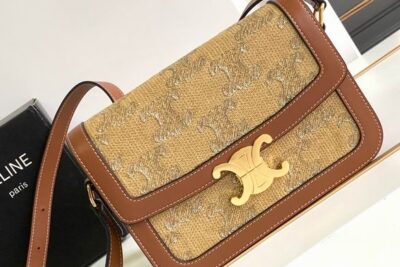 Celine  Triomphe Bag Earth Yellow