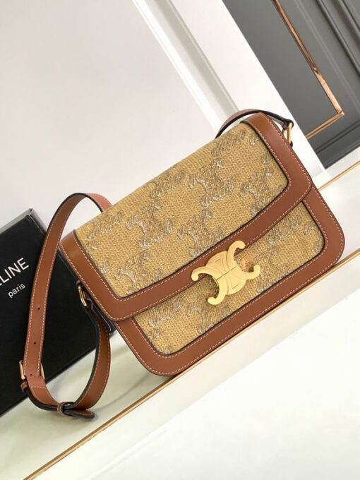 Celine  Triomphe Bag Earth Yellow
