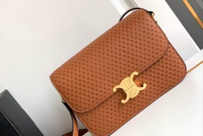 Celine  Triomphe Bag Saddle Brown