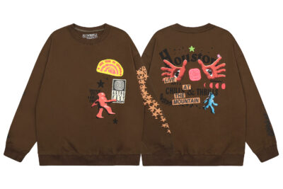 Travis Scott Sweater Cafe Noir