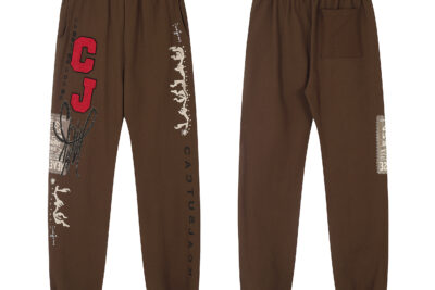 Travis Scott Flare Sweatpants Brown