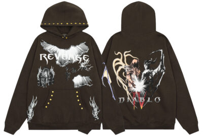 Travis Scott Revenge x Diablo Hoodie Black