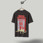 Travis Scott Graffiti T-Shirt Brown - Image 2