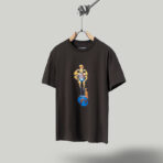 Travis Scott Graffiti T-Shirt Brown
