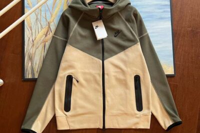 Nike Tech Fleece Hoodie Yellow & Green