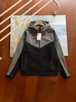 Nike Tech Fleece Hoodie Black & Grey