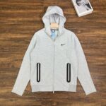 Nike Tech Fleece Hoodie White Grey