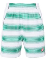 Casablanca striped jacquard track shorts