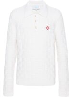 Casablanca Column stitch polo shirt