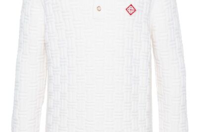 Casablanca Column stitch polo shirt