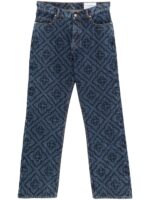 Casablanca Laser Monogram jeans navy blue