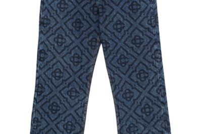 Casablanca Laser Monogram jeans navy blue
