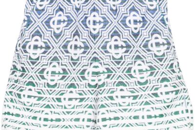 Casablanca Monogram-gradient Towelling Shorts In Neutrals