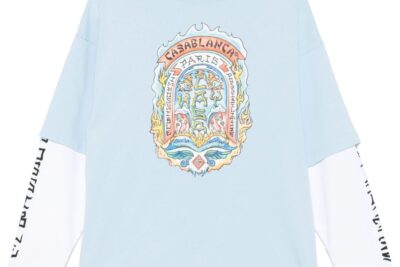 Casablanca Casa Way Skate T-shirt light blue