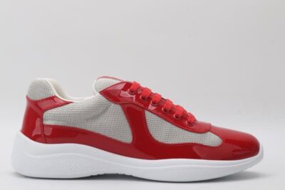 Prada America's Cup sneaker red