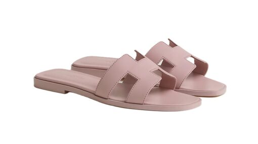 Hermes Sandal Oran Rose Cancan
