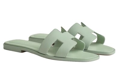 Hermes Sandal Oran Verd D´eau