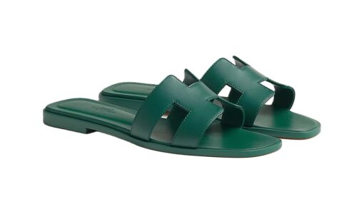Hermes Sandal Oran Vert Viride