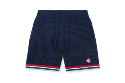 Casablanca Gothic Crochet Shorts Navy