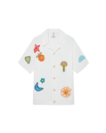 CASABLANCA  Motif Crochet Shirt