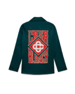 Casablanca Gothic Logo Stadium Jacket