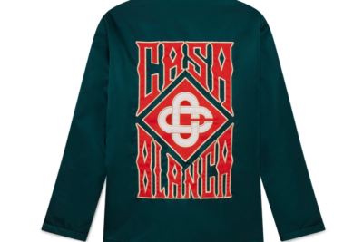 Casablanca Gothic Logo Stadium Jacket