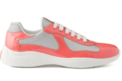 Prada America's Cup sneaker orange