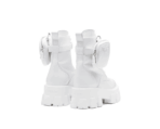 Brushed Rois leather and nylon Monolith boots White - Image 2